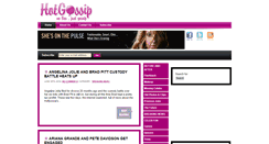 Desktop Screenshot of hotgossip.com