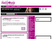 Tablet Screenshot of hotgossip.com